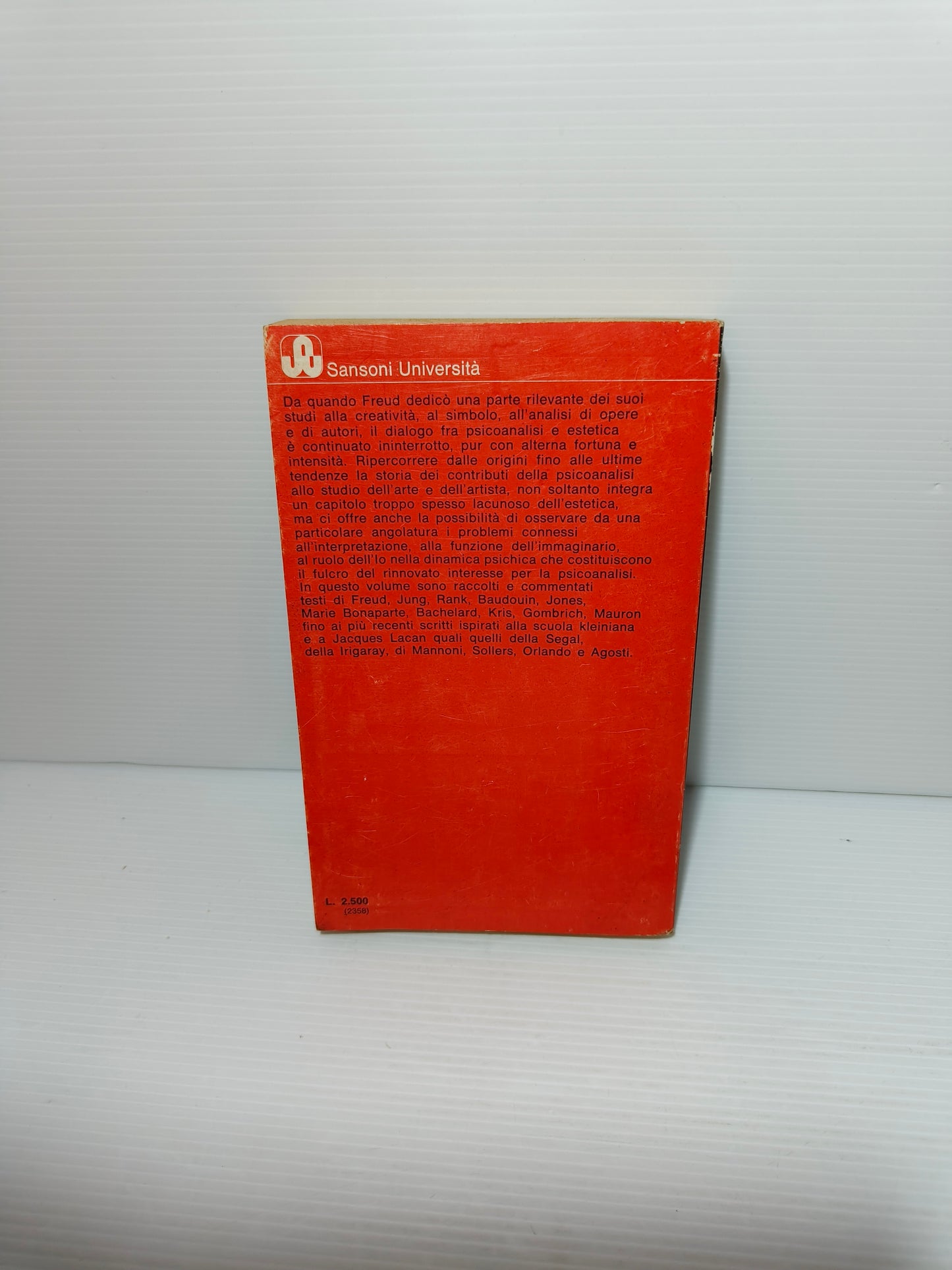 Libro Psicoanalisi e estetica, A.Pagnini Sansoni 1972