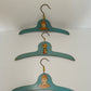 Antique wooden hangers for children's clothes, original from the 30s and 40s