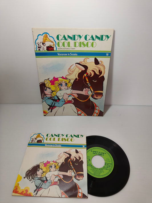 Candy Candy col disco "Vacanze in Scozia" n. 18 1^edizione 1981