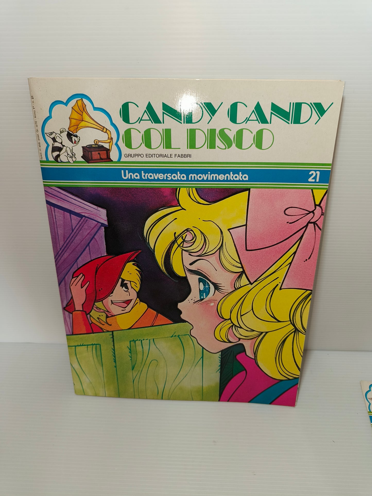 Candy Candy col disco "Una traversata movimentata" n. 21 1^edizione 1981