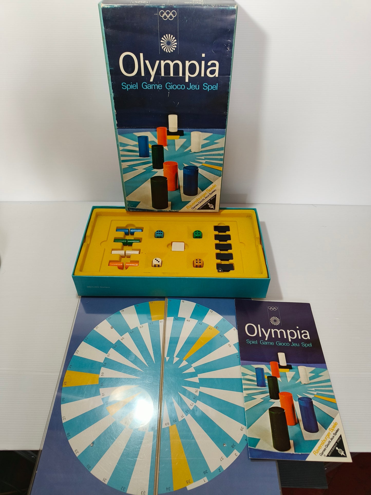 Gioco Olympia Ravensburger, originale 1971 LEGGI DESCRIZIONE