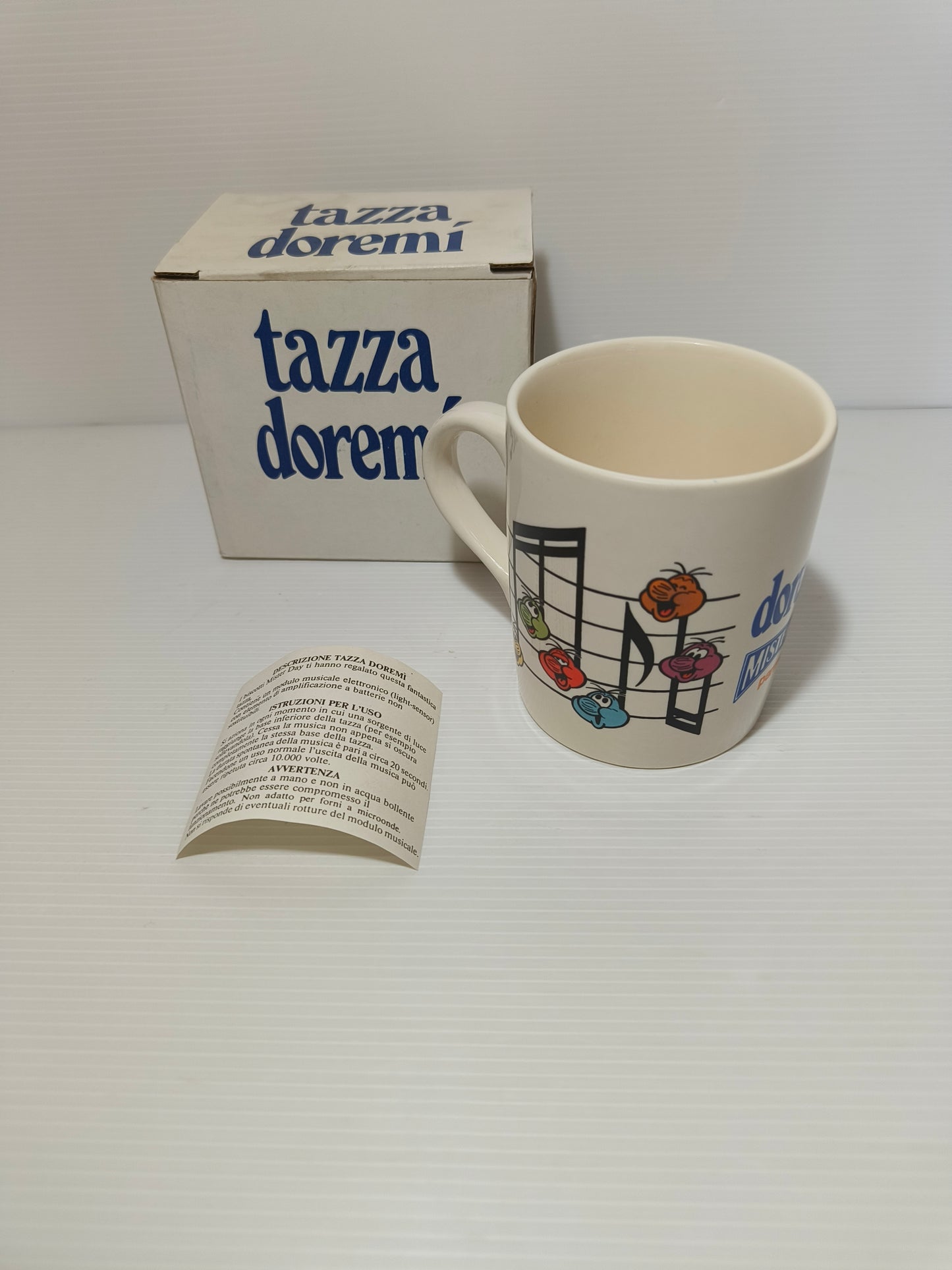 Tazza Doremí Mister Day Parmalat LEGGI