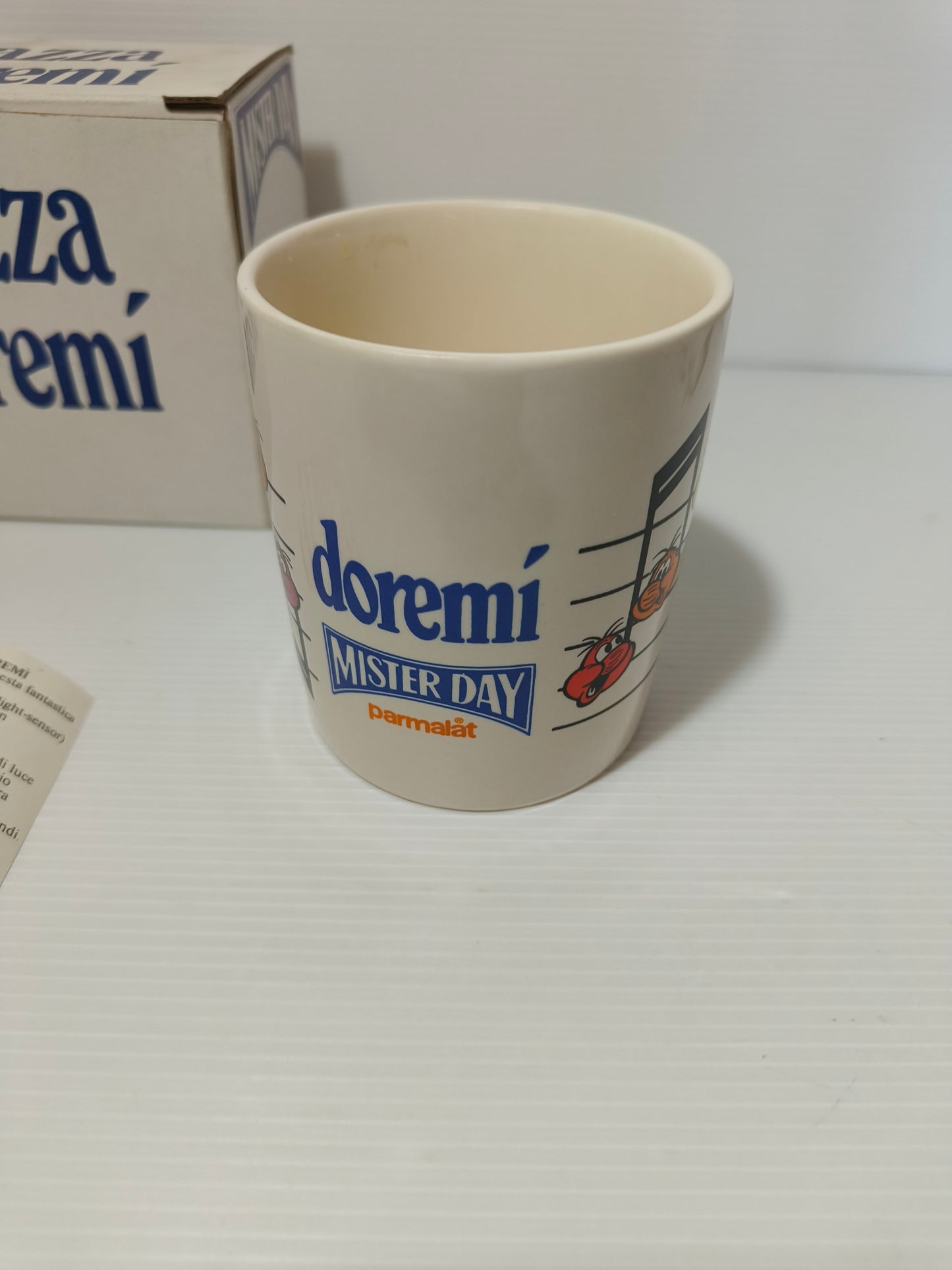 Tazza Doremí Mister Day Parmalat LEGGI