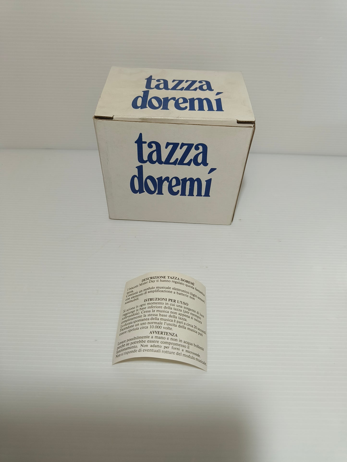 Tazza Doremí Mister Day Parmalat LEGGI