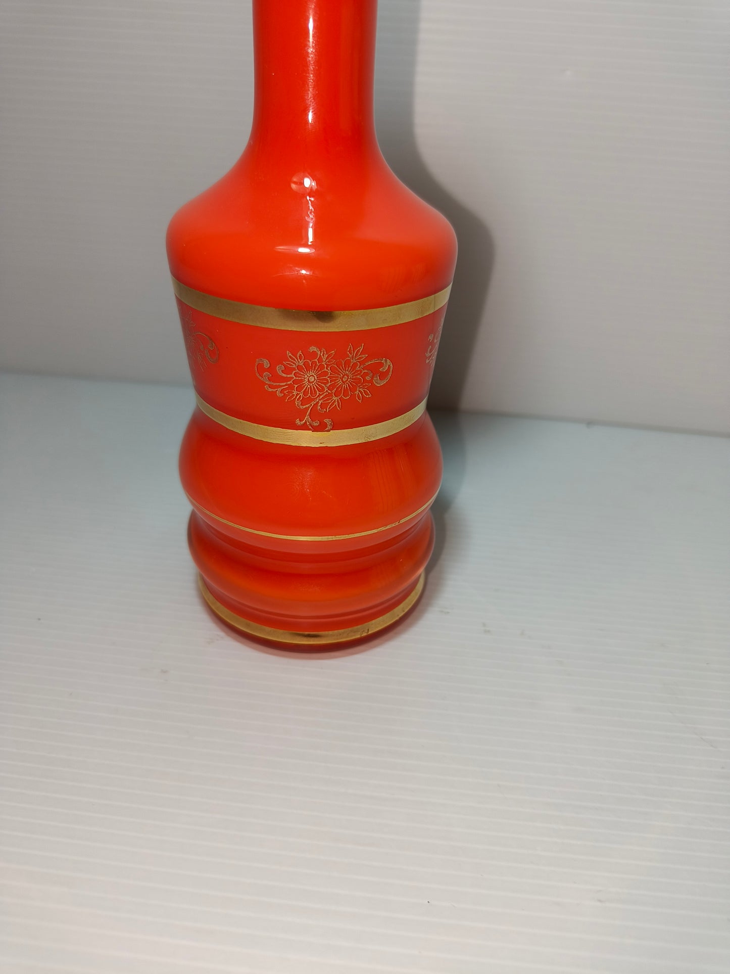 Vaso in vetro Murano anni 40-50 con cammeo