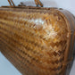 Borsa in paglia e bamboo, originale anni 60 LEGGI DESCRIZIONE