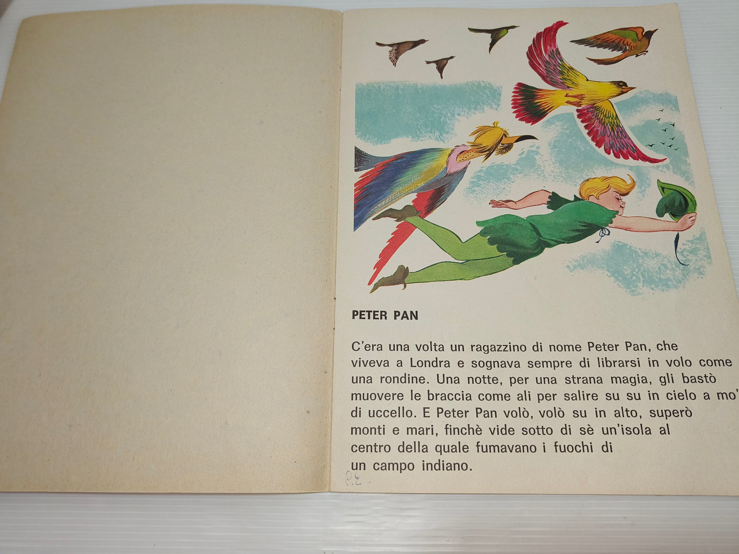 Libro Peter Pan, Malipiero anni 70