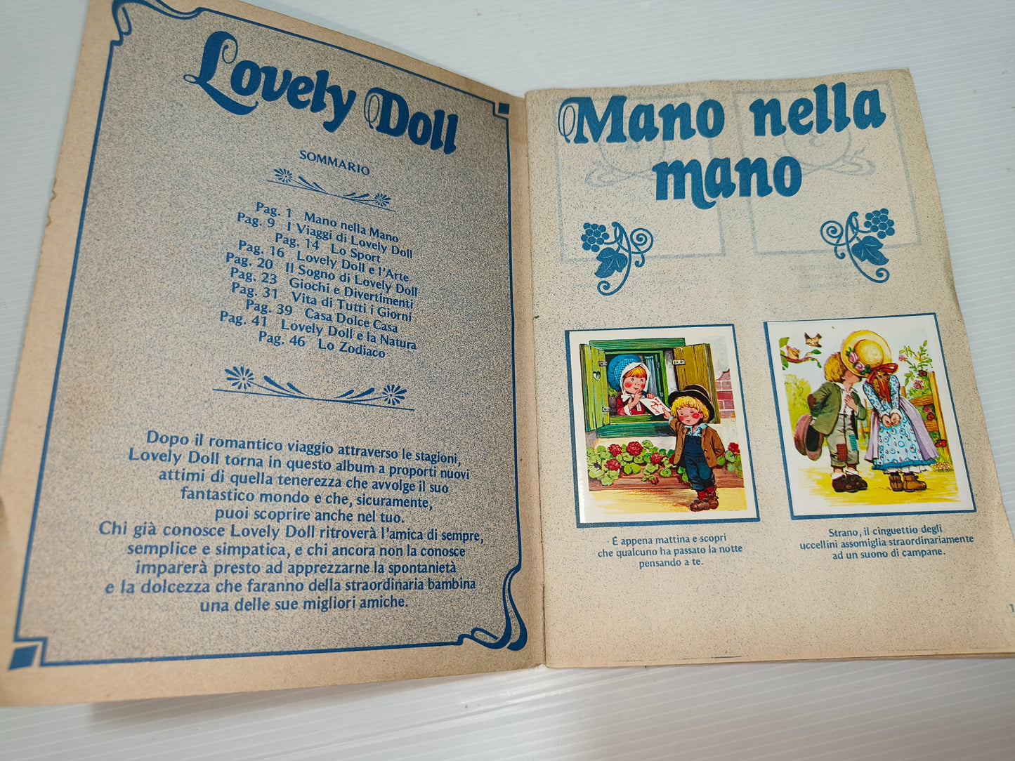 Album Figurine Lovely Doll, 1982 Non completo