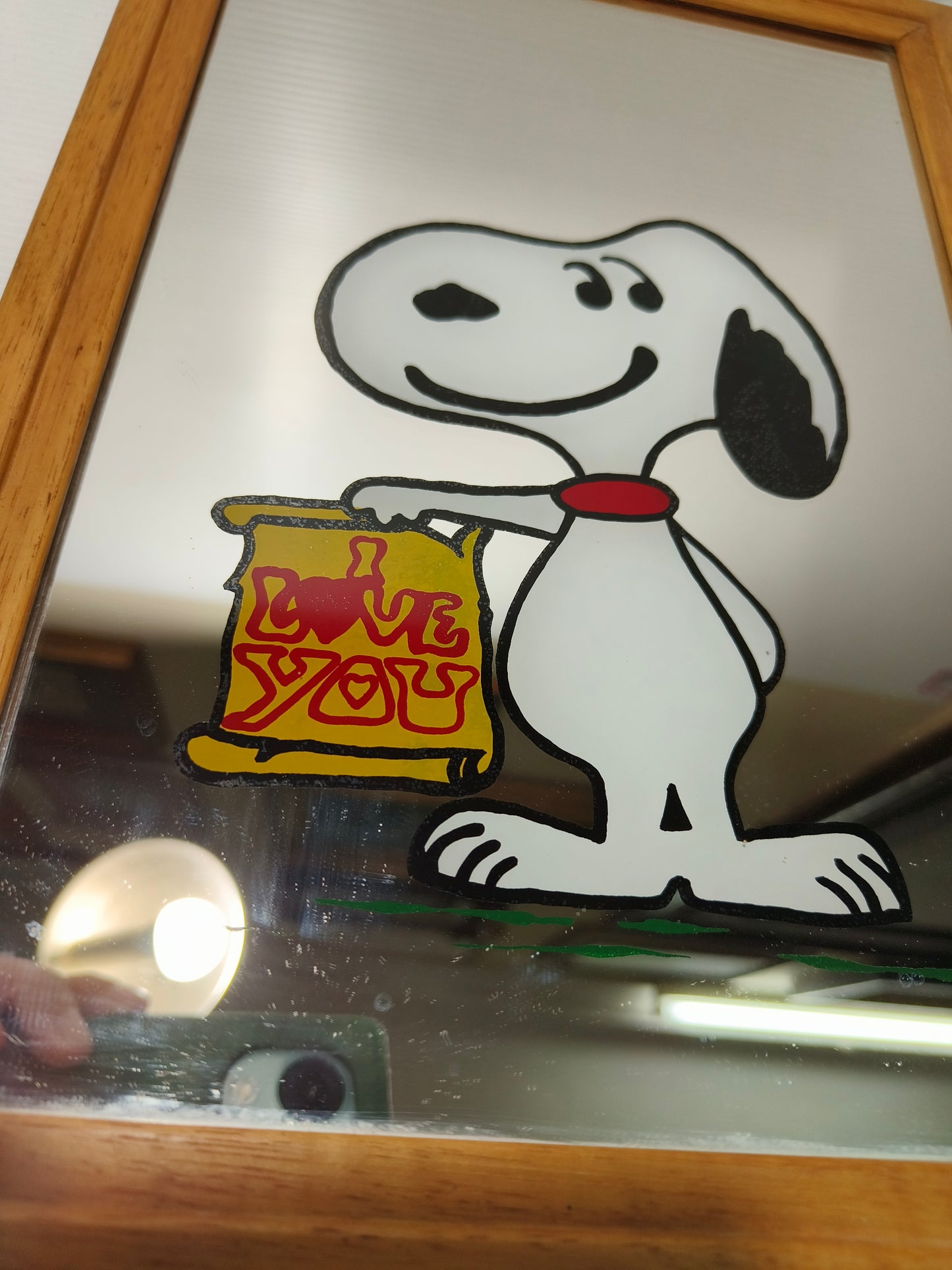 Vintage Snoopy mirror, 70s