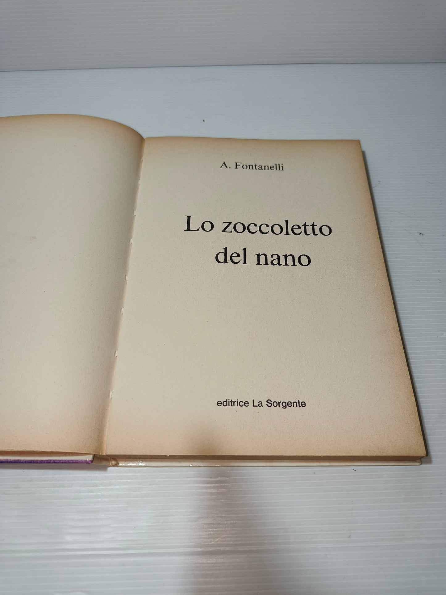 Libro Lo zoccoletto del nano, A.Fontanelli 1967 LEGGI