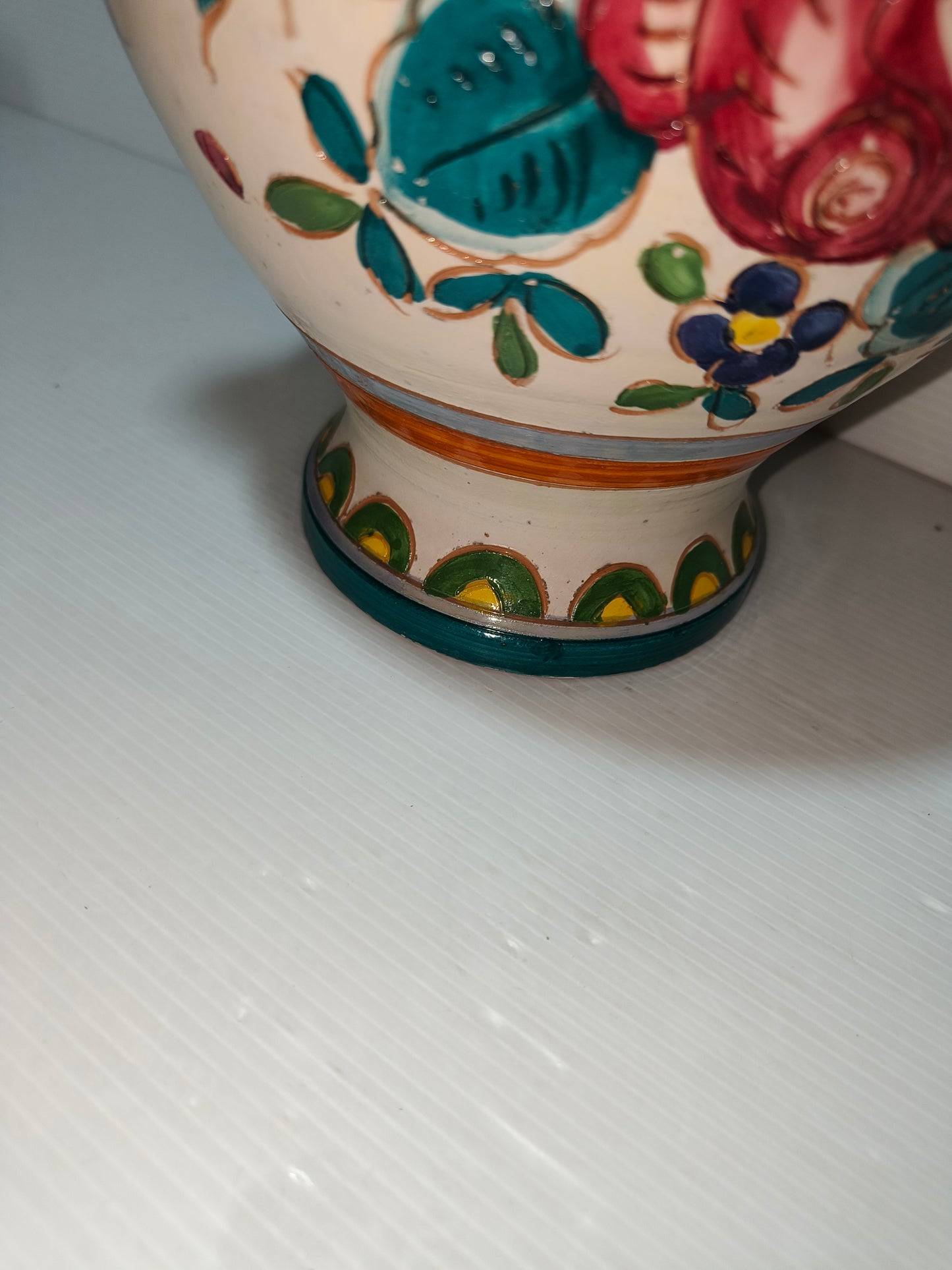 Caraffa brocca vintage in ceramica dipinta, LEGGI DESCRIZIONE