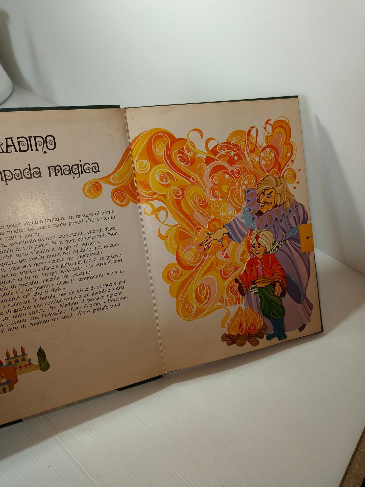 Libro Pop Up Aladino e la lampada magica, Mondadori 1976