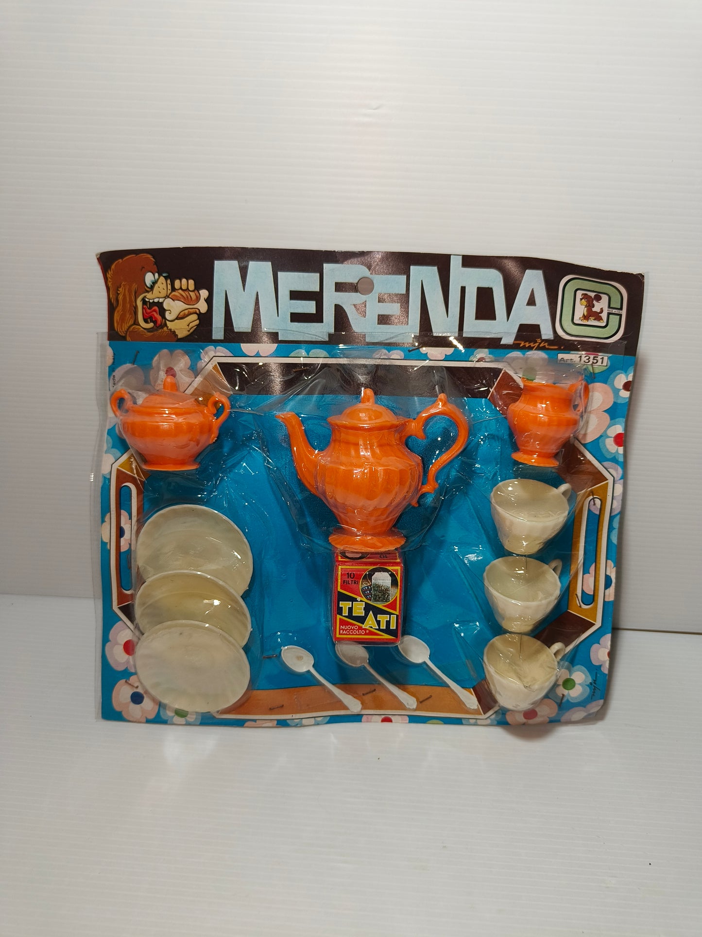 Giocattoli set merenda in plastica, anni 70