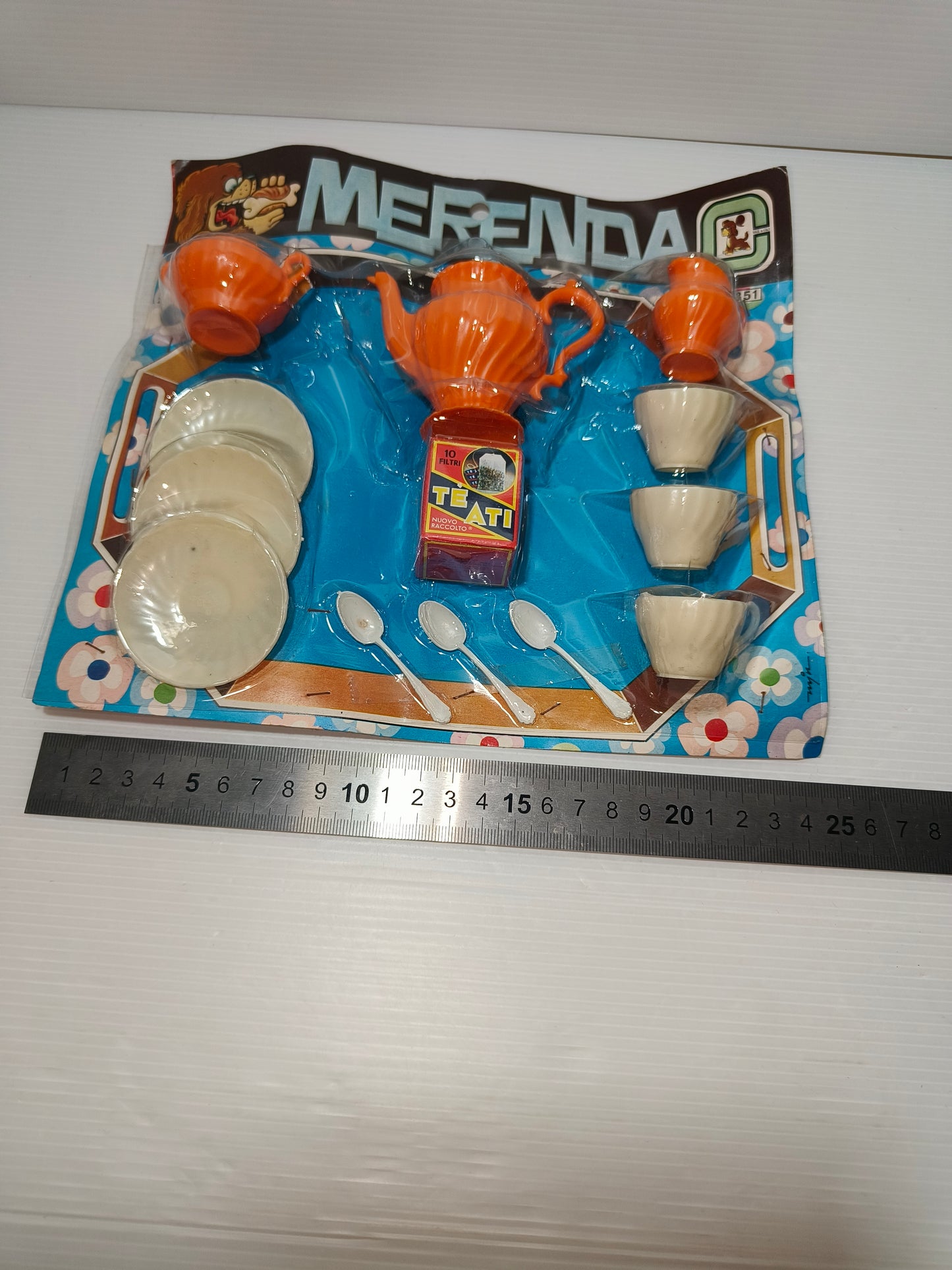 Giocattoli set merenda in plastica, anni 70