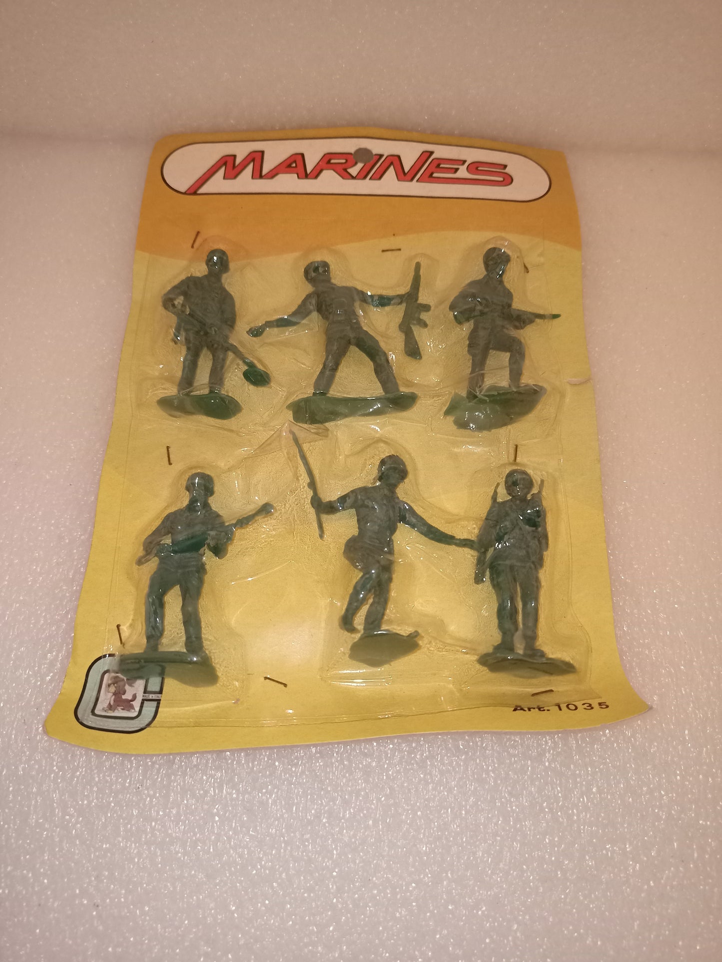 Soldatini Marines In Plastica Anni 60/70
Altezza soldatini 6 cm circa