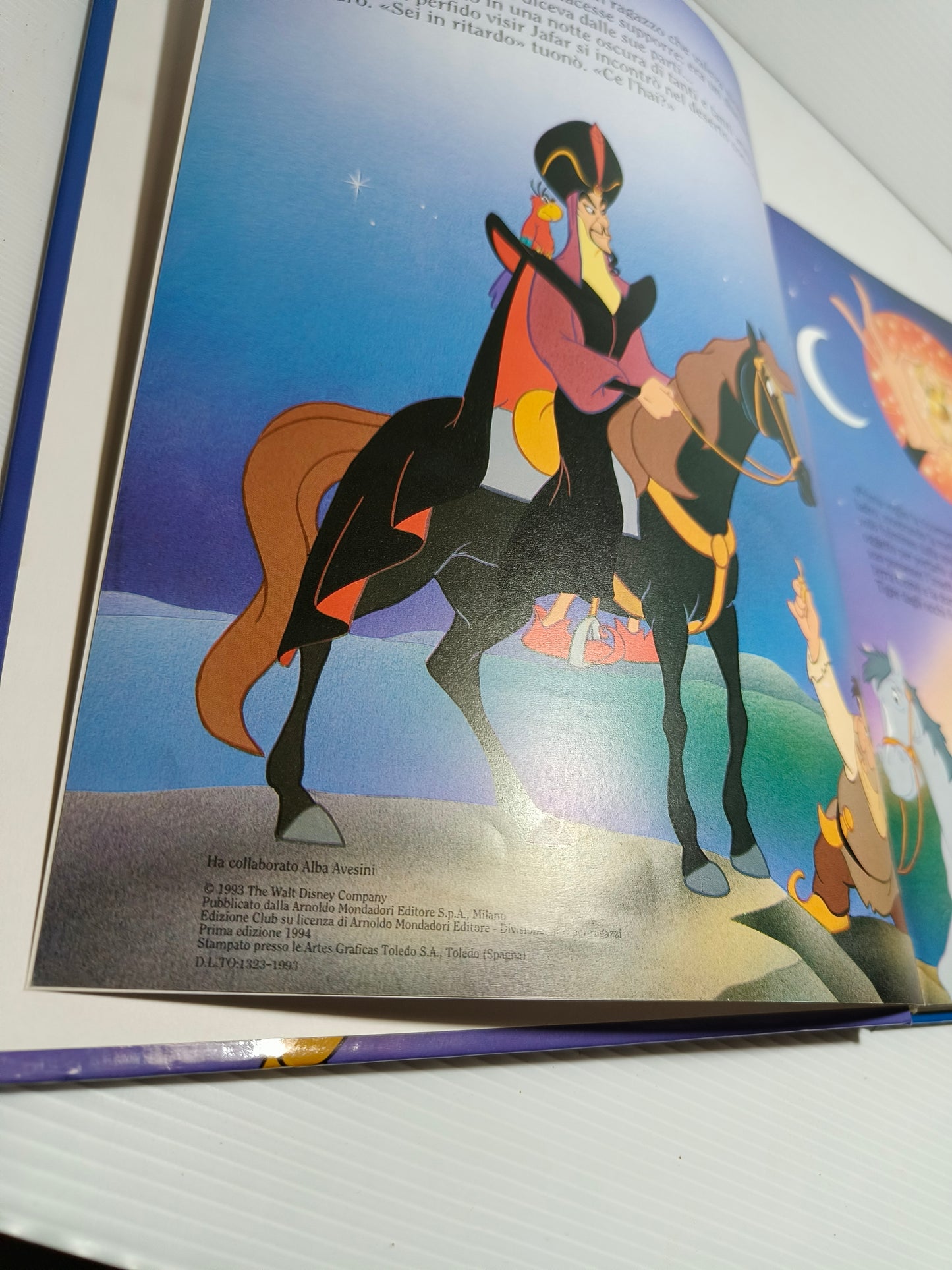 Libro Aladdin Walt Disney, anni 90