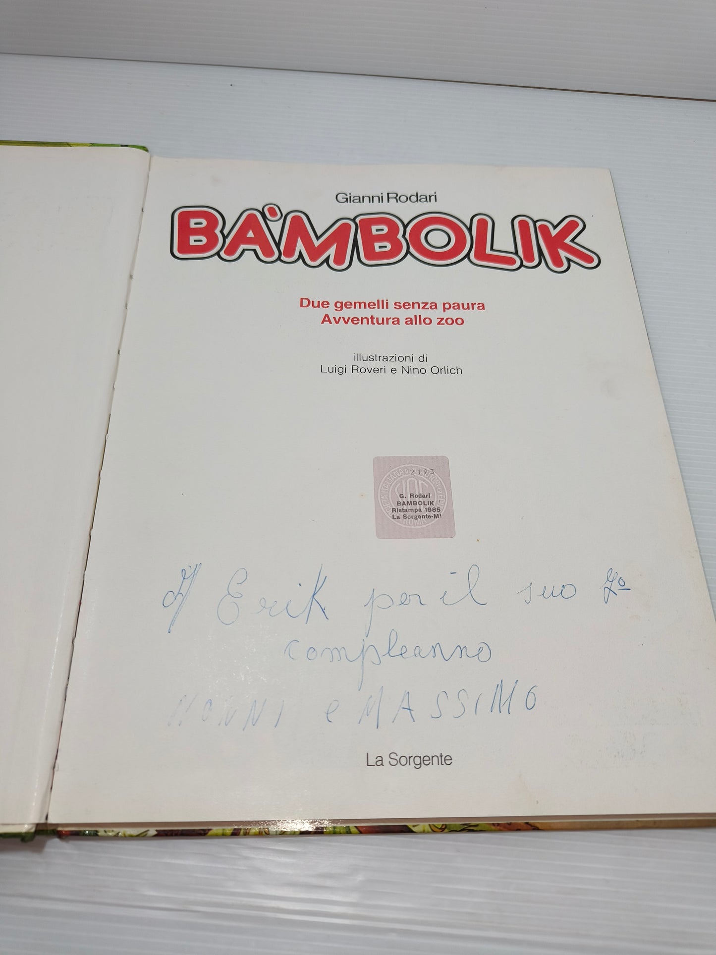 Libro Bambolik Gianni Rodari, 1979 LEGGI