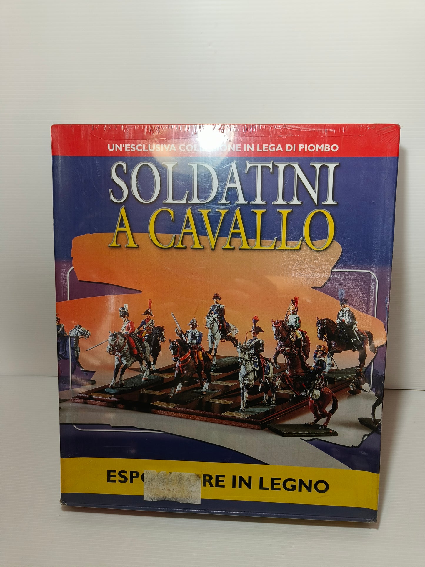 Espositore in legno per collezione Soldatini a cavallo DeAgostini