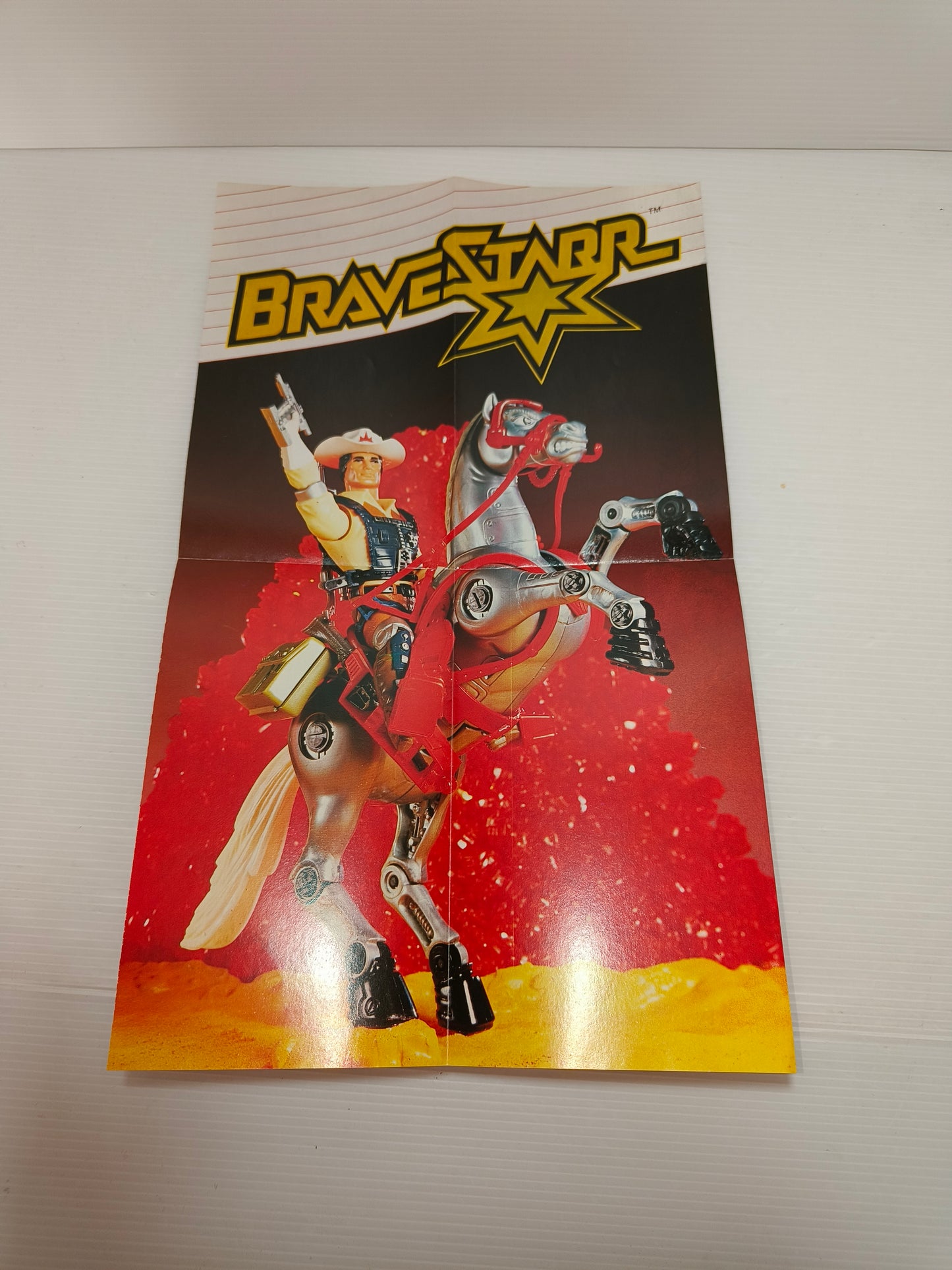 Depliant poster Bravestarr, anni 70