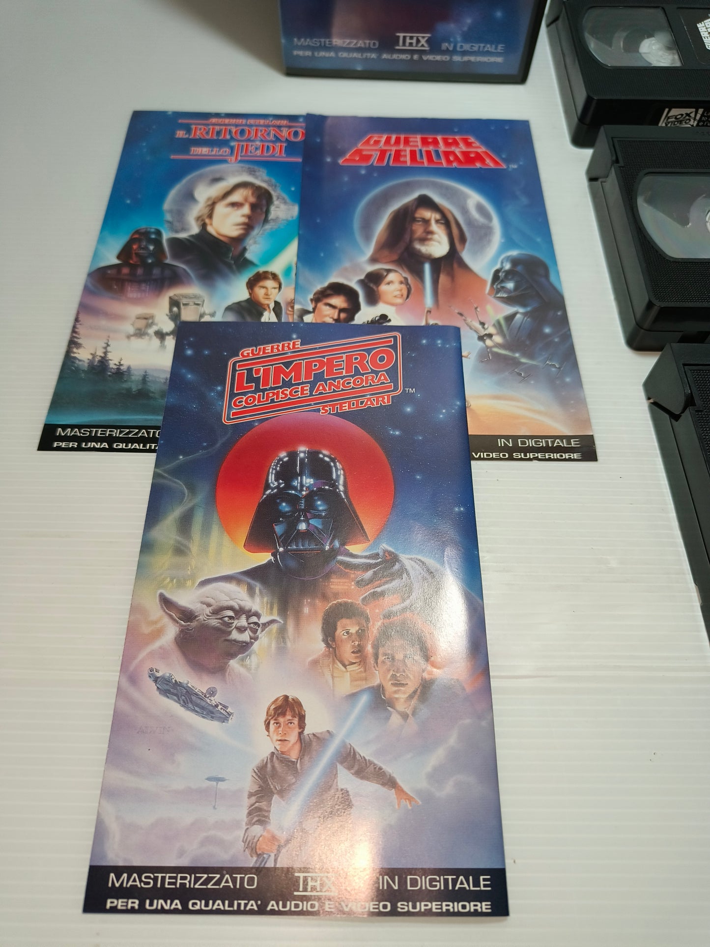 VHS Trilogia Star Wars Masterizzata in digitale