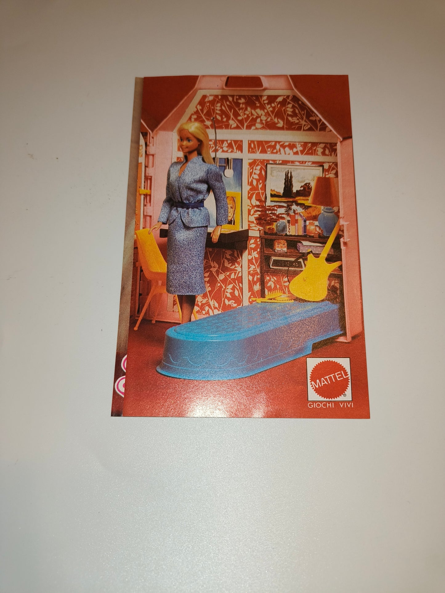 Depliant Inserto Pubblicitario Barbie, anni 80