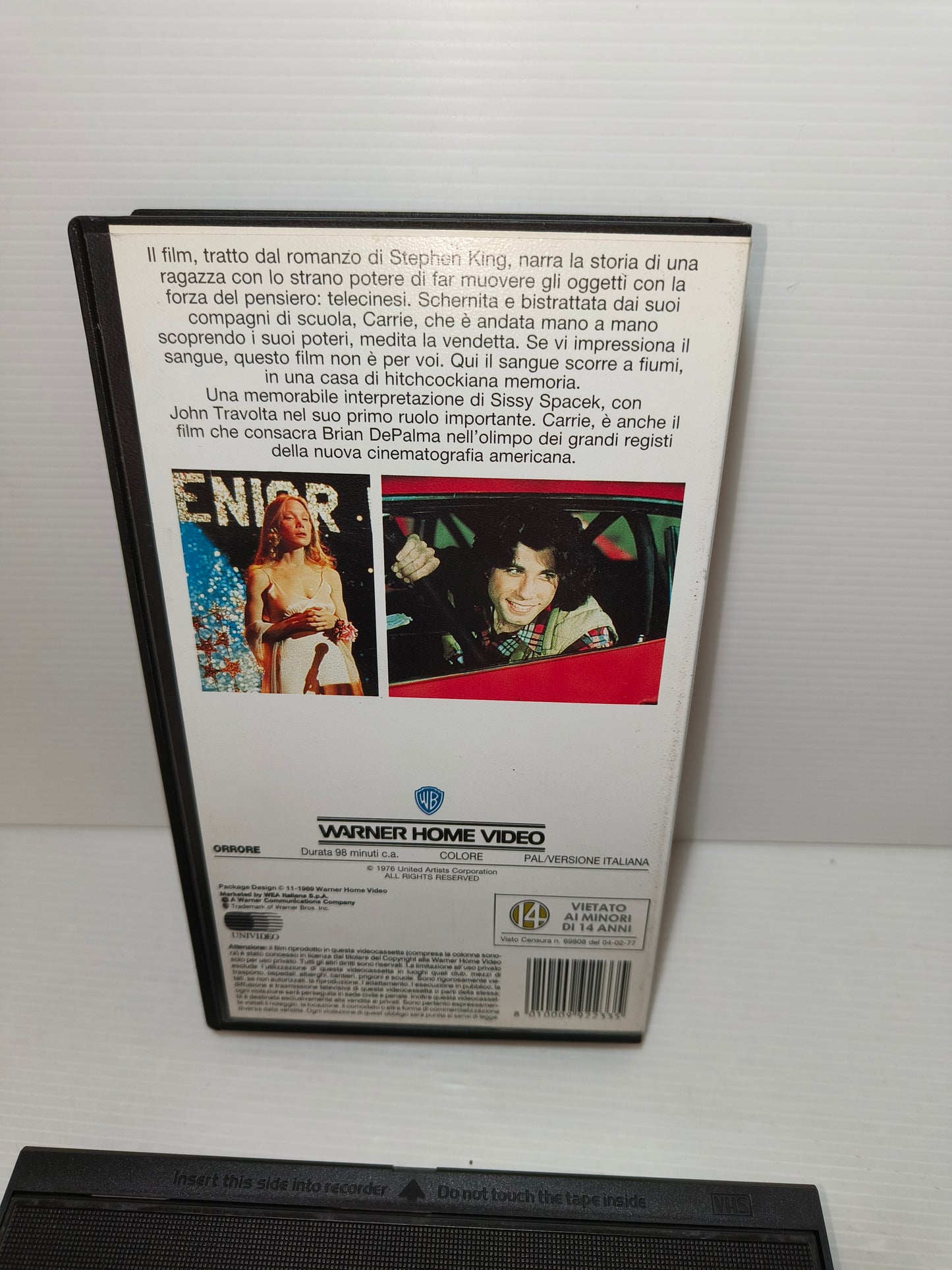 VHS Carrie Lo Sguardo Di Satana, 1989