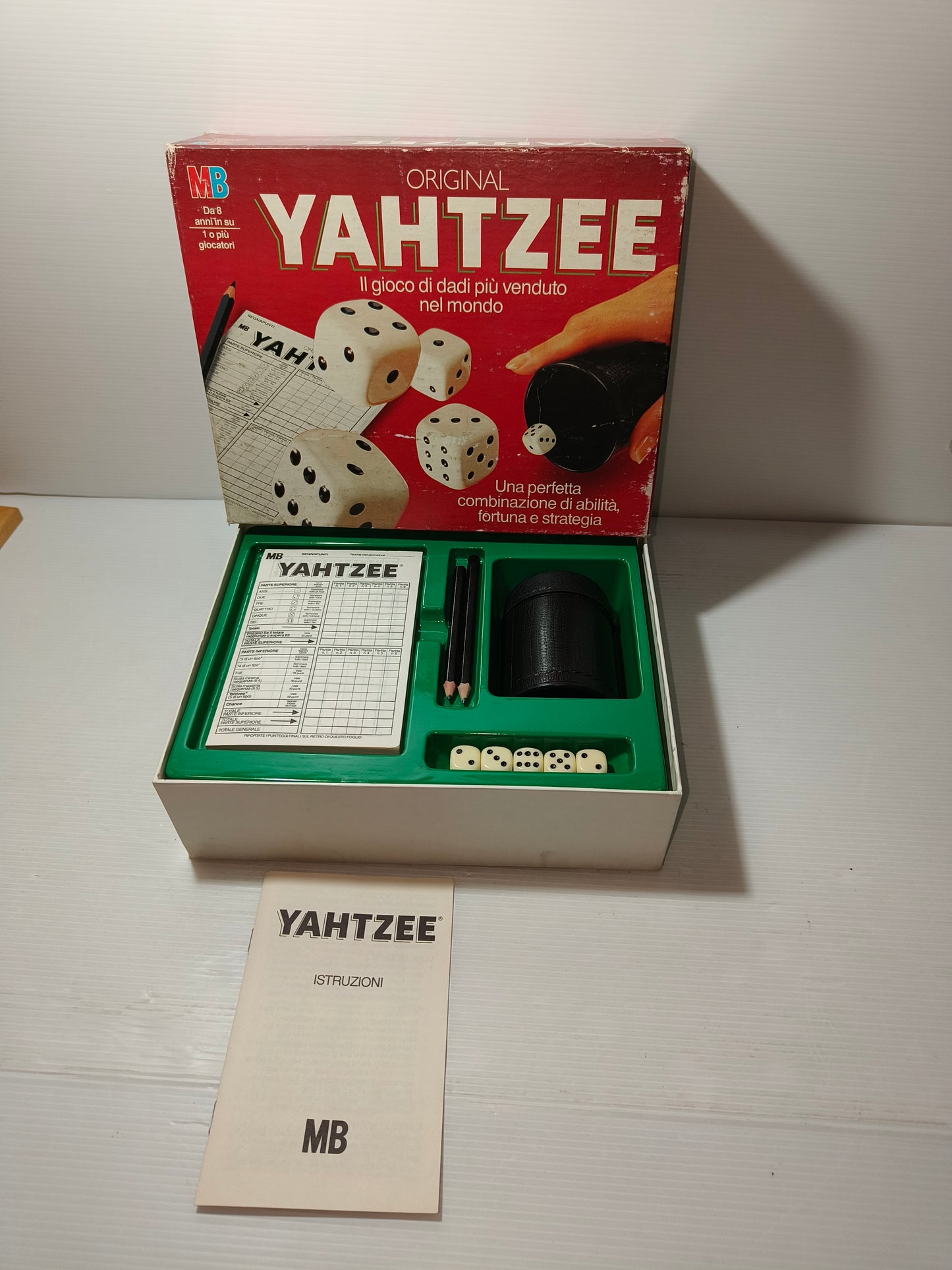 Gioco Yahtzee Il Gioco Dei Dadi, anni 80 LEGGI