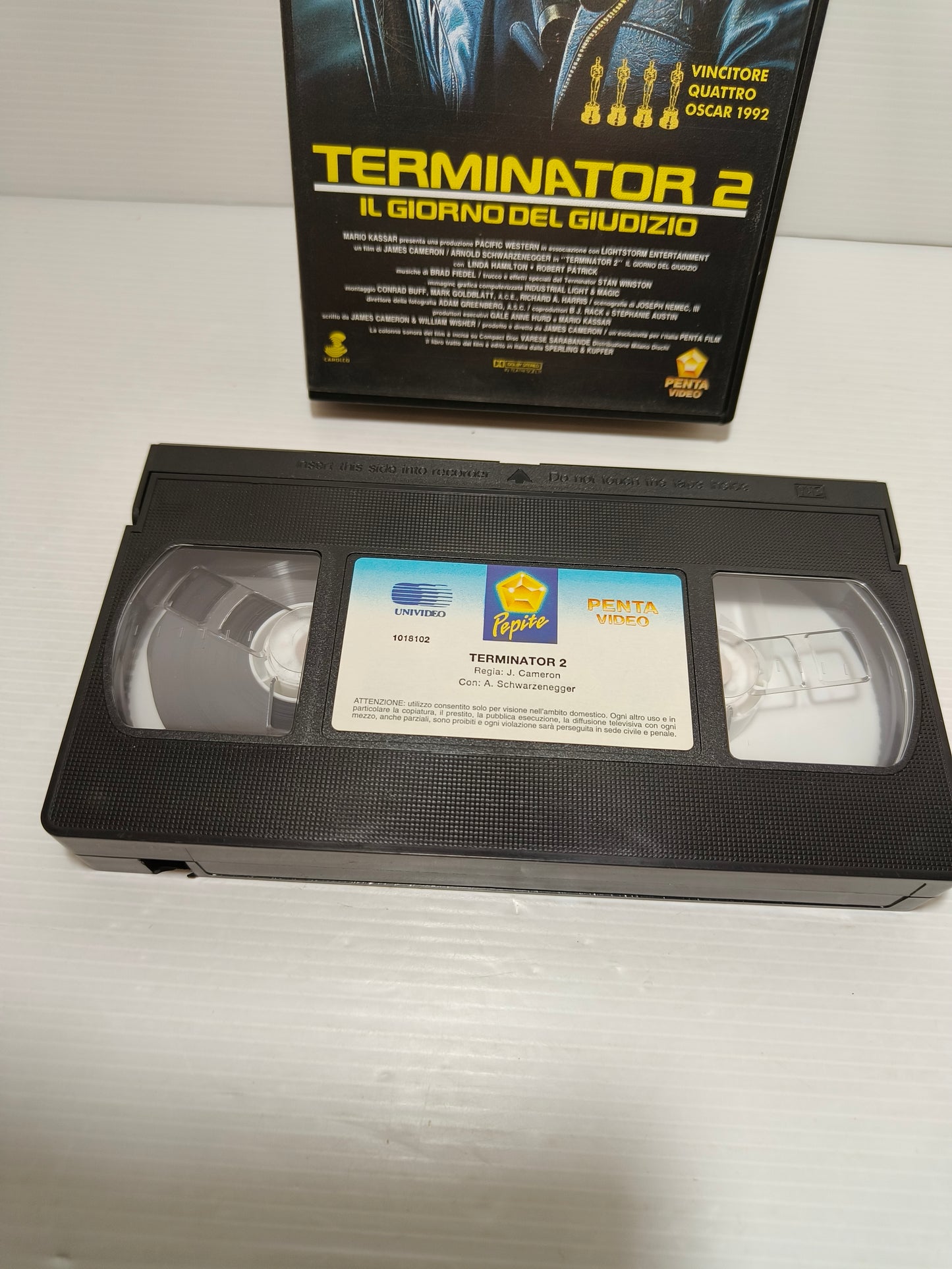 Vhs Terminator 2 Il Giorno Del Giudizio