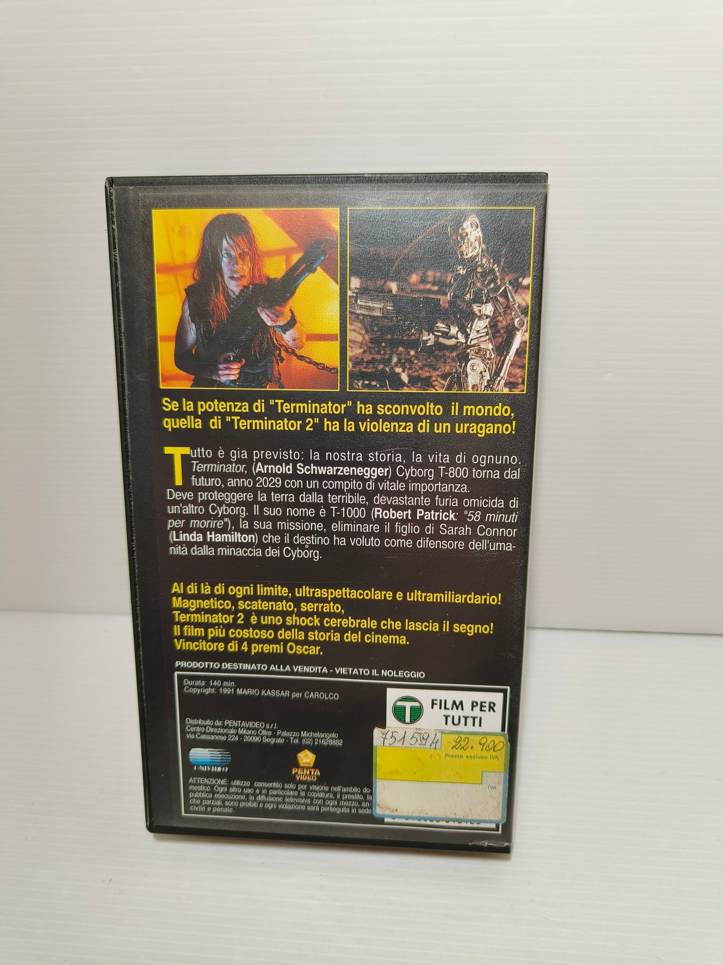 Vhs Terminator 2 Il Giorno Del Giudizio