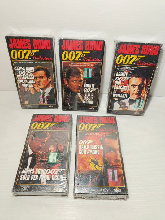 Lotto Vhs James Bond 007, Fabbri Video LEGGI