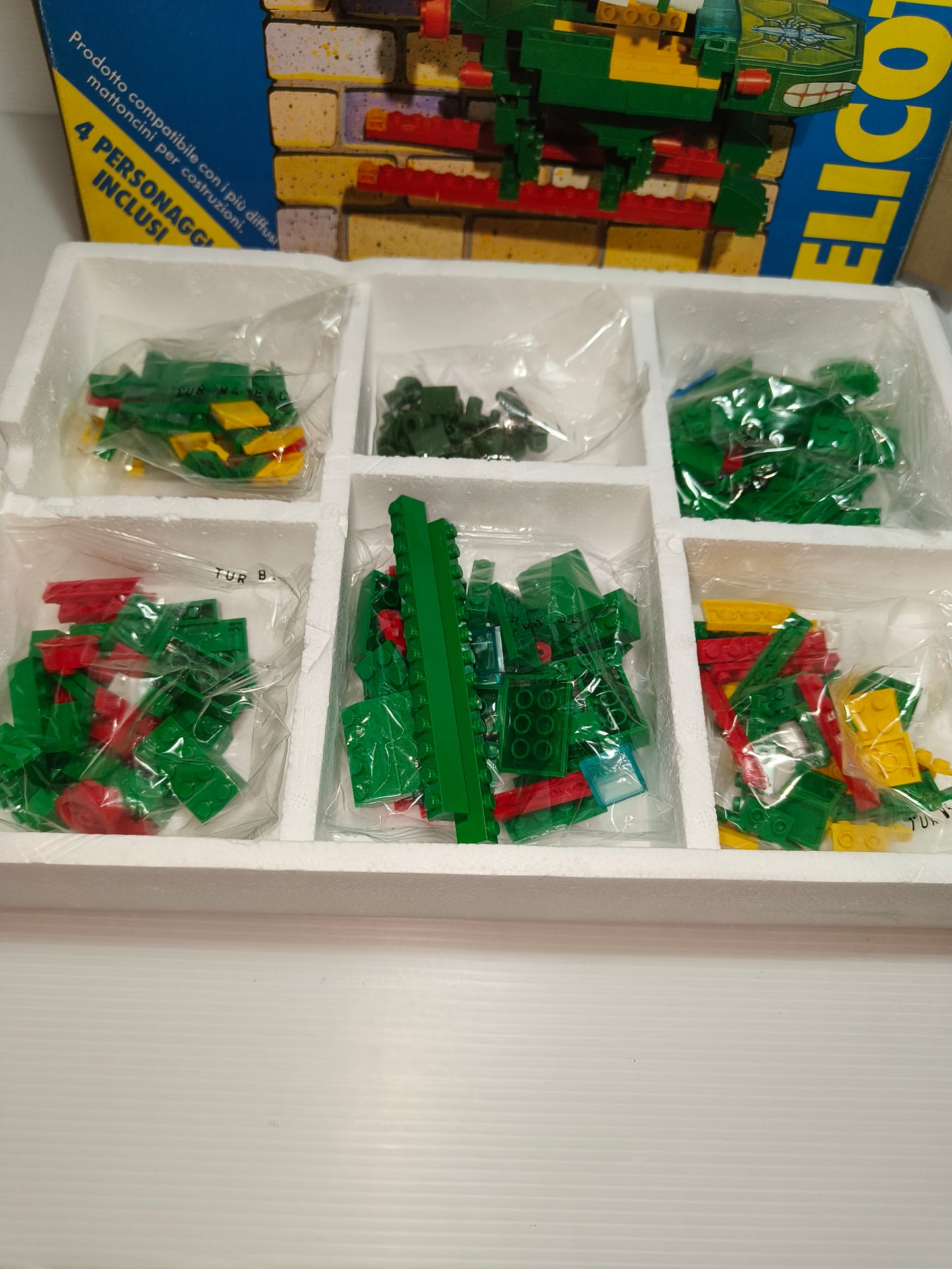 Lego Ninja Turtles type constructions, Giochi Preziosi original 90