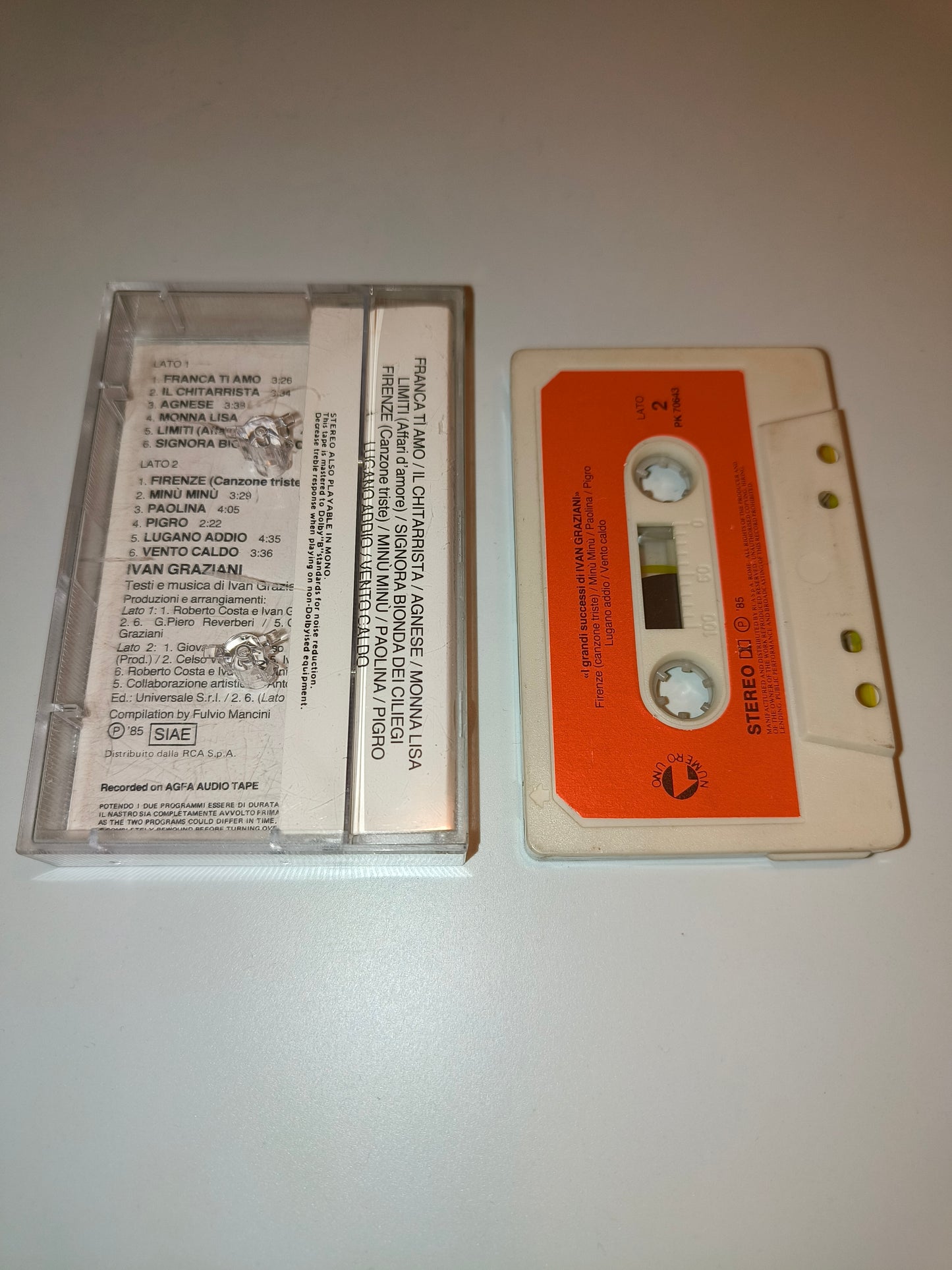 I Grandi Successi Di Ivan Graziani Musicassetta Numero Uno, LEGGI