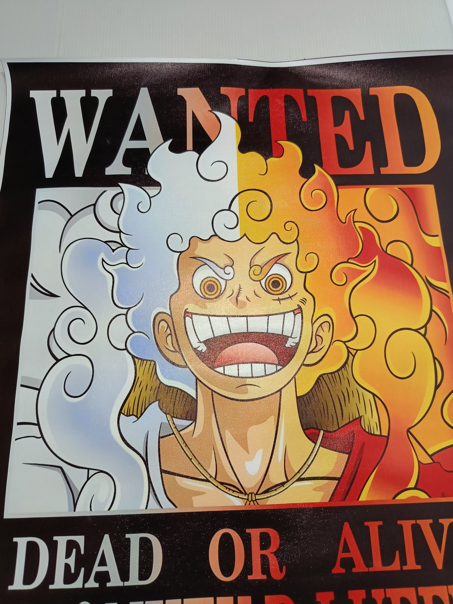 Stampa Su Tela Wanted Monkey D Luffy
Misure 60 x 40 cm circa