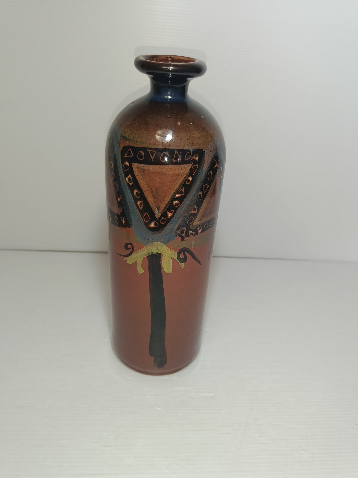 Vaso Smaltato In Ceramica Vintage
Altezza cm.28 circa