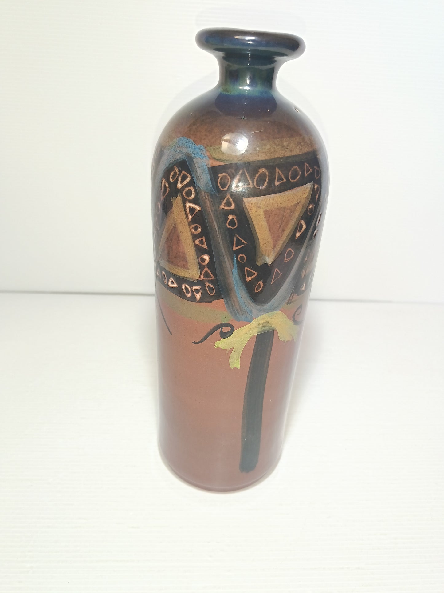 Vaso Smaltato In Ceramica Vintage
Altezza cm.28 circa