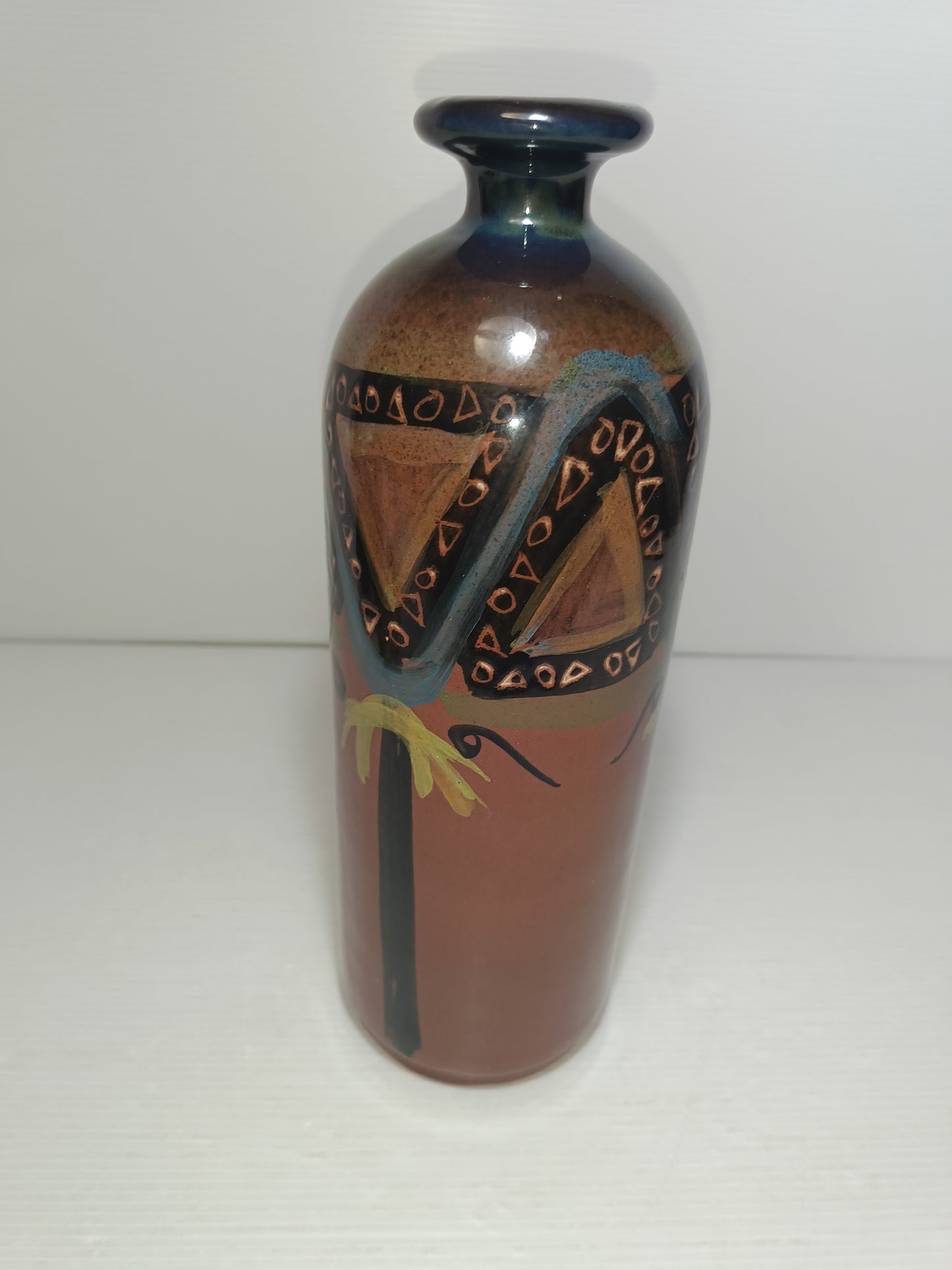 Vaso Smaltato In Ceramica Vintage
Altezza cm.28 circa