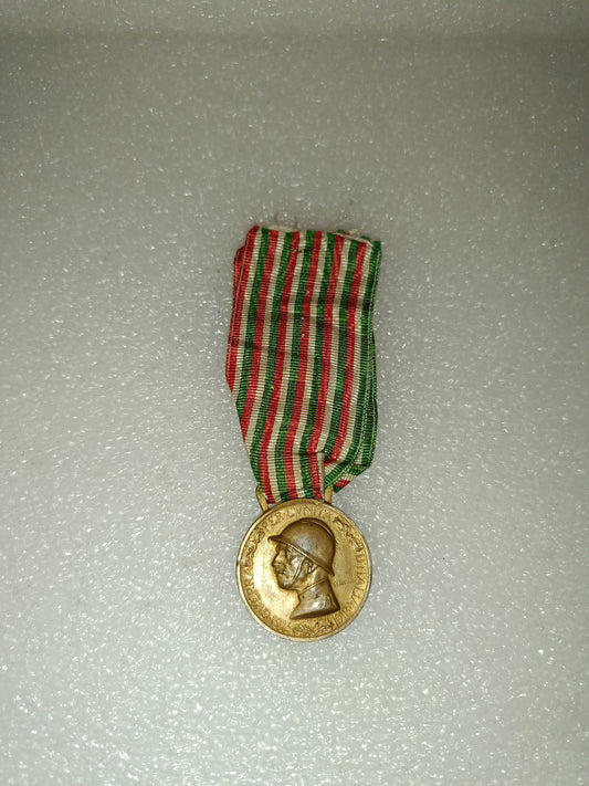 Medaglia Guerra Per L' Unità d'Italia 1915/18 Originale