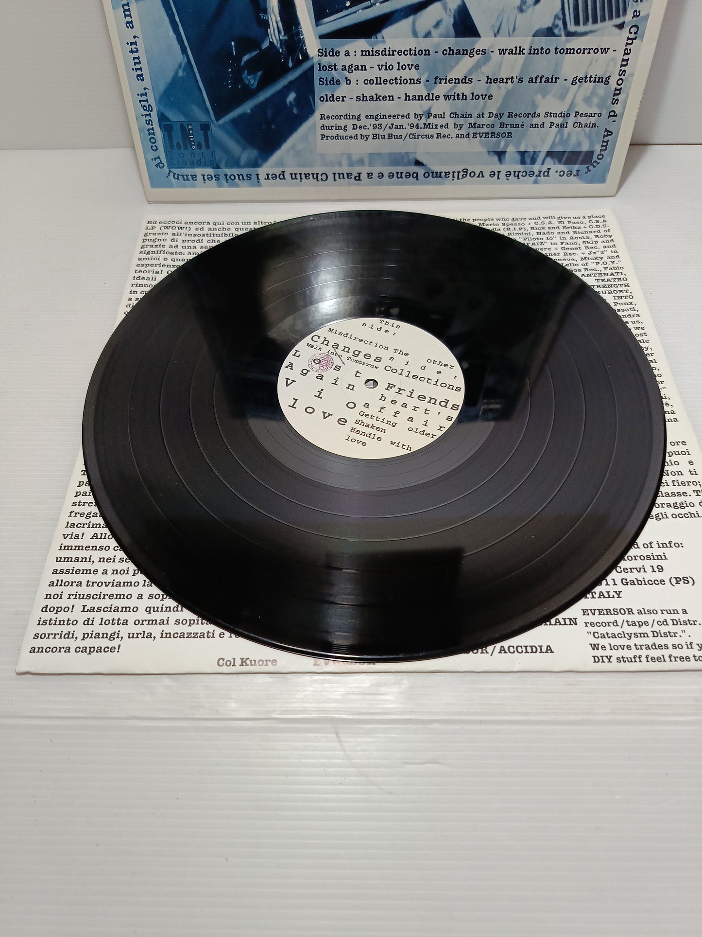 Friends Eversor LP 33 Giri
Edito nel 1994 da  Circus
Genere:Rock
Stile: Hardcore