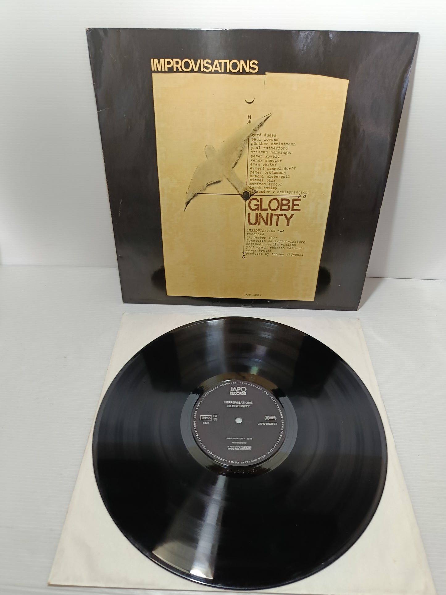 Improvisations Globe Unity LP 33 Giri Edito nel 1978  da Japo Records