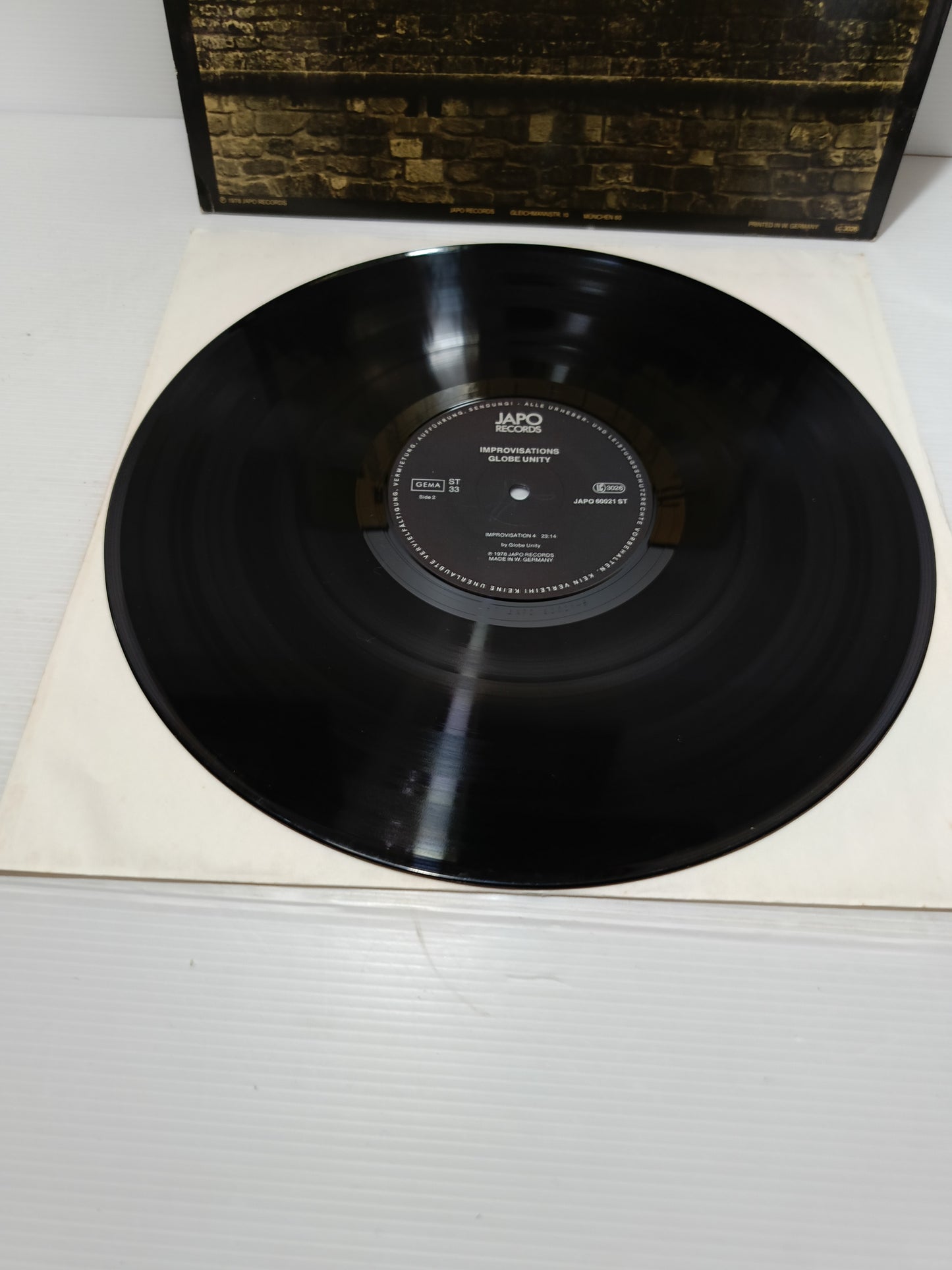 Improvisations Globe Unity LP 33 Giri Edito nel 1978  da Japo Records