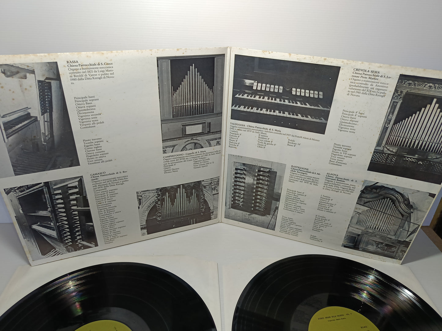 Storici Organi Della Valsesia
Organista Mario Duella 2lp 33 Giri Edito nel 1981 da Dischi Eco
Raro