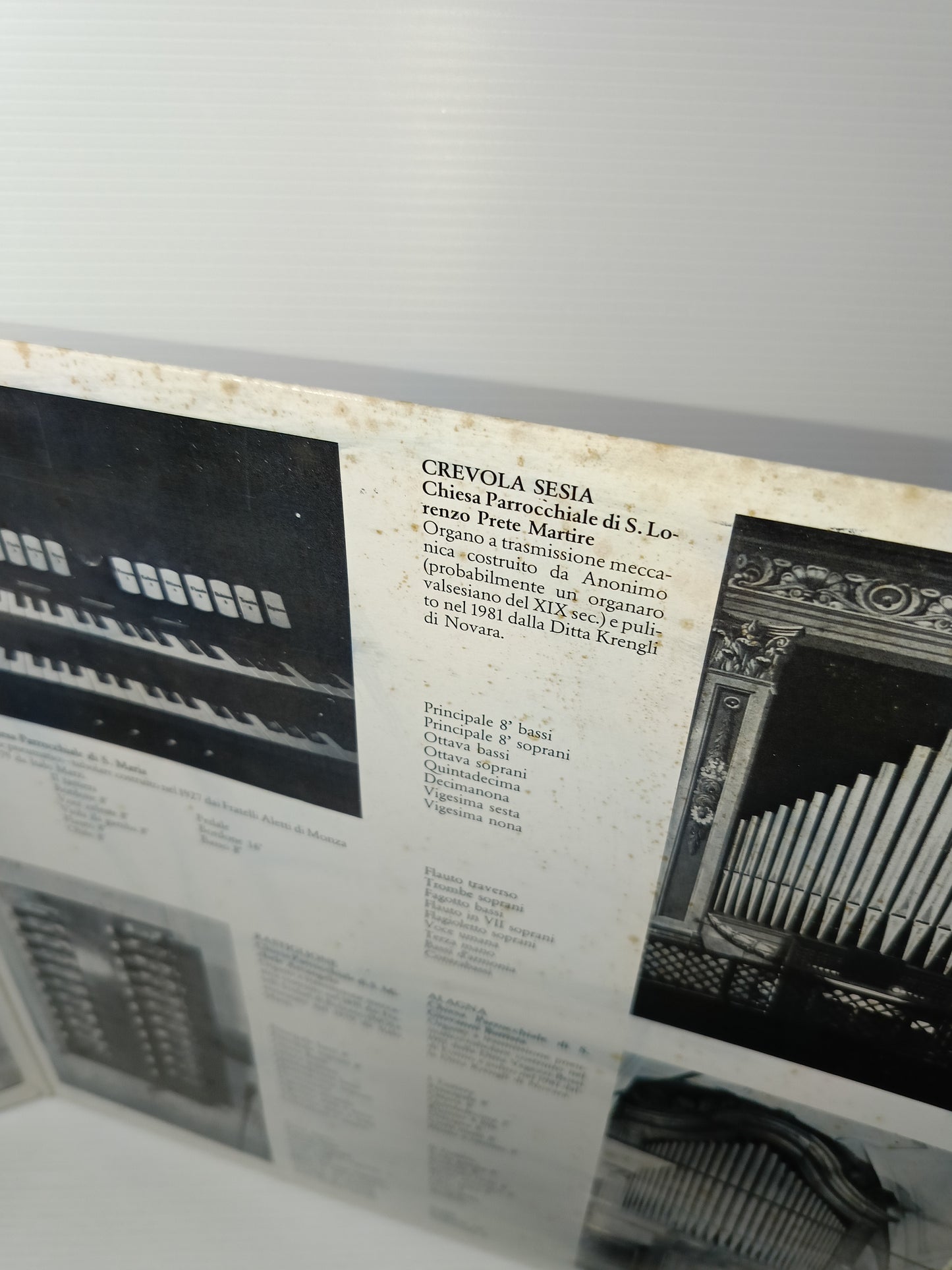 Storici Organi Della Valsesia
Organista Mario Duella 2lp 33 Giri Edito nel 1981 da Dischi Eco
Raro