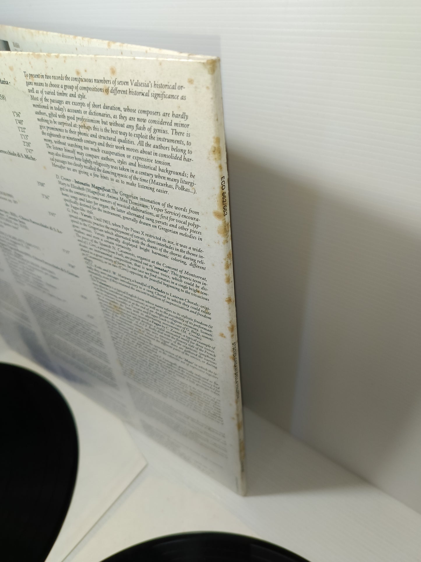 Storici Organi Della Valsesia
Organista Mario Duella 2lp 33 Giri Edito nel 1981 da Dischi Eco
Raro