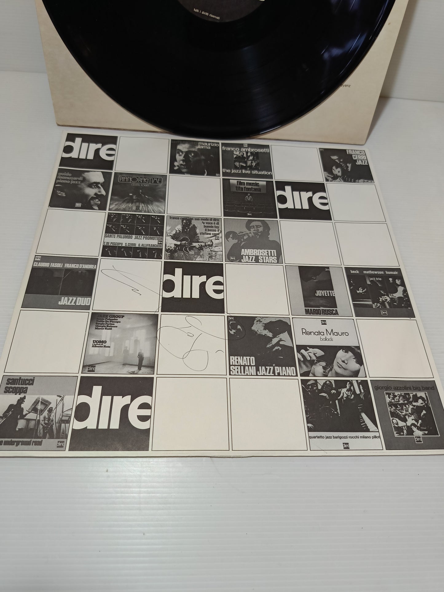 Piano Ragtime Cesare Poggi LP 33 Giri Dire Autografato