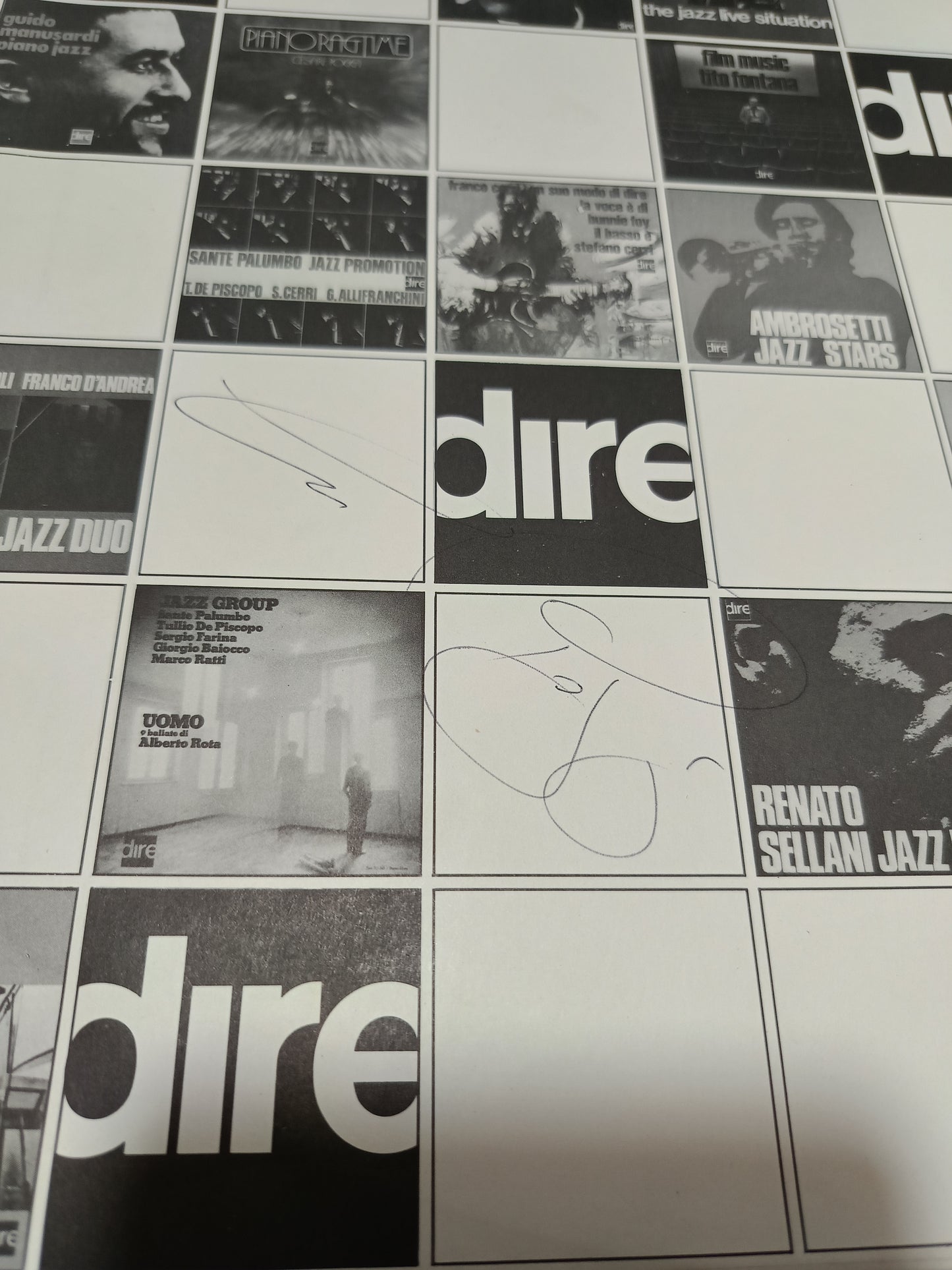 Piano Ragtime Cesare Poggi LP 33 Giri Dire Autografato