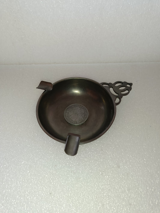 Posacenere In Peltro Vintage