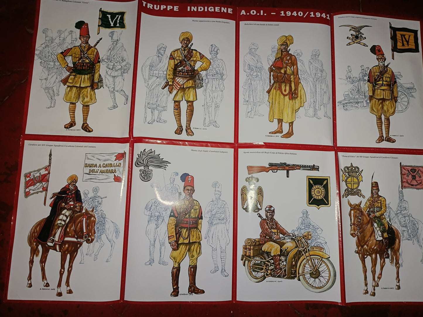 Manifesto Truppe Indigene A.I.O. 1940/41