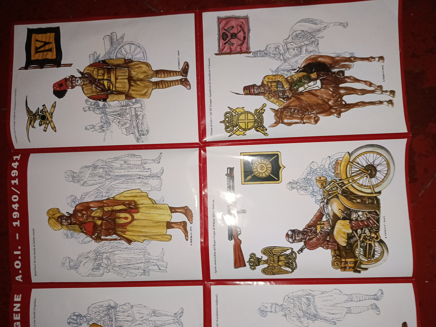 Manifesto Truppe Indigene A.I.O. 1940/41