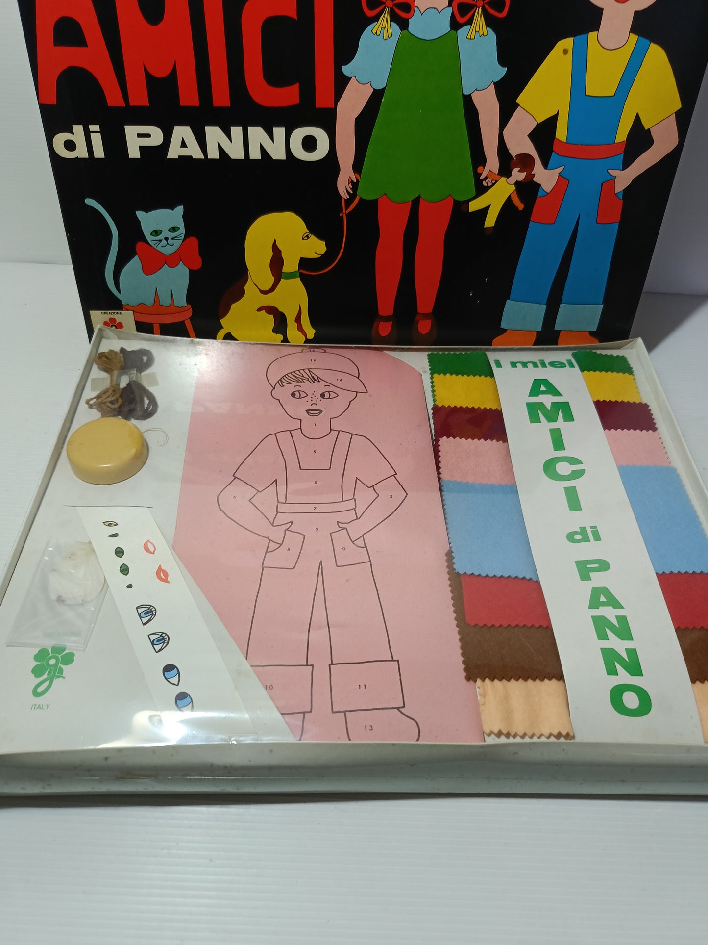 I Miei Amici Di Panno
Prodotto da Giochi Istruttivi Giois
Made in Italy
Anni 60/70