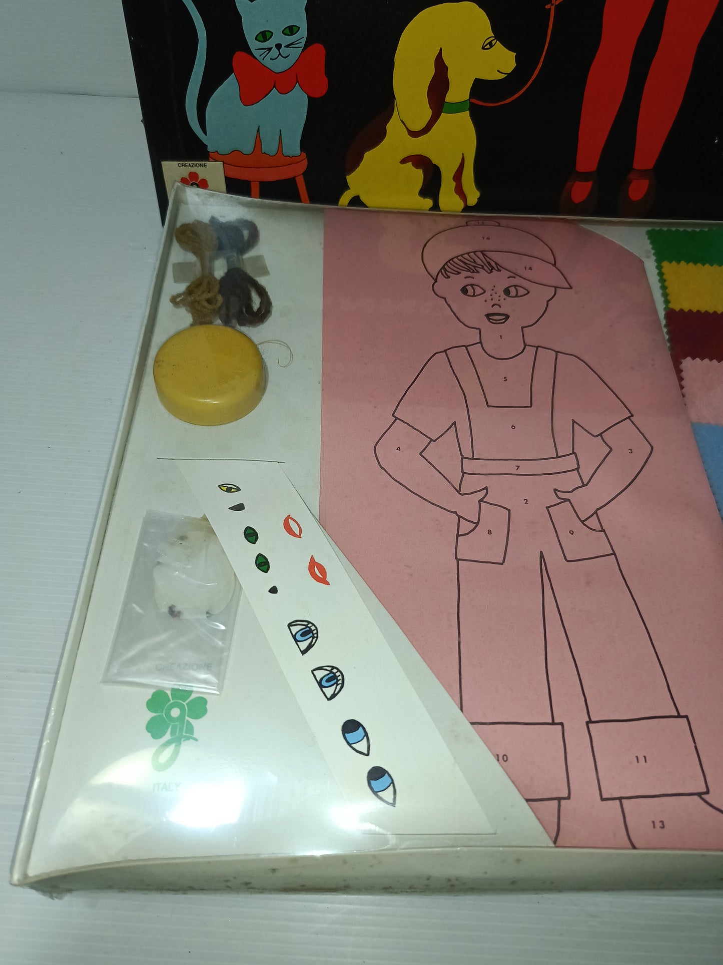 I Miei Amici Di Panno
Prodotto da Giochi Istruttivi Giois
Made in Italy
Anni 60/70